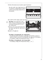 Preview for 21 page of AEG Electrolux COMPETENCE B8931-4 Operating Instructions Manual