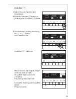 Preview for 25 page of AEG Electrolux COMPETENCE B8931-4 Operating Instructions Manual