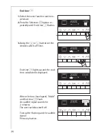 Preview for 26 page of AEG Electrolux COMPETENCE B8931-4 Operating Instructions Manual