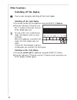 Preview for 28 page of AEG Electrolux COMPETENCE B8931-4 Operating Instructions Manual