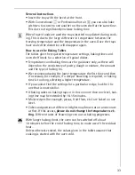 Preview for 33 page of AEG Electrolux COMPETENCE B8931-4 Operating Instructions Manual