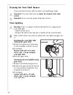 Preview for 52 page of AEG Electrolux COMPETENCE B8931-4 Operating Instructions Manual