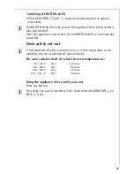 Preview for 47 page of AEG Electrolux COMPETENCE B9971-4 Operating Instructions Manual