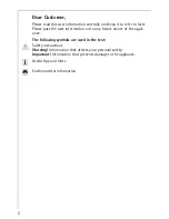 Preview for 2 page of AEG Electrolux COMPETENCE E2191-4 User Information