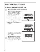 Preview for 10 page of AEG Electrolux COMPETENCE E2191-4 User Information