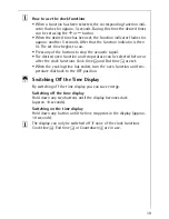 Preview for 19 page of AEG Electrolux COMPETENCE E2191-4 User Information