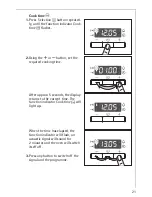 Preview for 21 page of AEG Electrolux COMPETENCE E2191-4 User Information