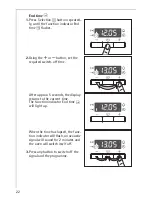 Preview for 22 page of AEG Electrolux COMPETENCE E2191-4 User Information