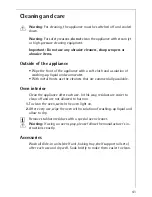 Preview for 41 page of AEG Electrolux COMPETENCE E2191-4 User Information