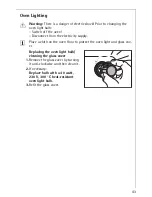 Preview for 43 page of AEG Electrolux COMPETENCE E2191-4 User Information