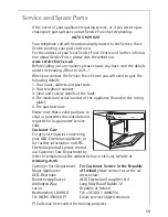 Preview for 59 page of AEG Electrolux COMPETENCE E2191-4 User Information