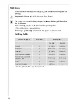 Preview for 26 page of AEG Electrolux COMPETENCE E3000-4 Operating Instructions Manual