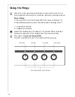 Preview for 12 page of AEG Electrolux COMPETENCE E3741-4 Operating Instructions Manual