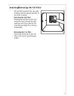 Preview for 17 page of AEG Electrolux COMPETENCE E4000-4-LG Operating Instructions Manual