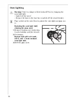 Preview for 36 page of AEG Electrolux COMPETENCE E4000-4-LG Operating Instructions Manual