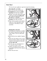 Preview for 38 page of AEG Electrolux COMPETENCE E4000-4-LG Operating Instructions Manual