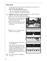 Preview for 24 page of AEG Electrolux COMPETENCE E8931-4 Operating Instructions Manual