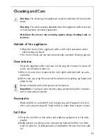 Preview for 55 page of AEG Electrolux COMPETENCE E8931-4 Operating Instructions Manual