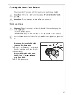 Preview for 57 page of AEG Electrolux COMPETENCE E8931-4 Operating Instructions Manual