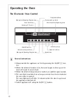 Preview for 12 page of AEG Electrolux COMPETENCE KB9800E User Information