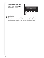 Preview for 14 page of AEG Electrolux COMPETENCE KB9800E User Information