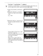 Preview for 25 page of AEG Electrolux COMPETENCE KB9800E User Information