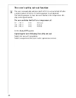 Preview for 28 page of AEG Electrolux COMPETENCE KB9800E User Information