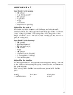 Preview for 47 page of AEG Electrolux COMPETENCE KB9800E User Information