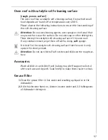 Preview for 57 page of AEG Electrolux COMPETENCE KB9800E User Information