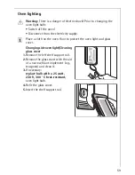 Preview for 59 page of AEG Electrolux COMPETENCE KB9800E User Information