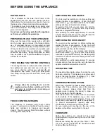 Preview for 7 page of AEG Electrolux D98000VF Installation And Operating Instructions Manual