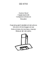 AEG Electrolux DD 8793 Operating And Installation Manual preview