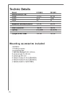 Preview for 16 page of AEG Electrolux DD8623 Operating And Installation Manual