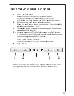 Preview for 9 page of AEG Electrolux DK 9060 Operating & Installation Instructions Manual