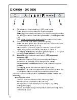 Preview for 10 page of AEG Electrolux DK 9060 Operating & Installation Instructions Manual