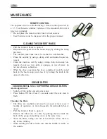 Предварительный просмотр 20 страницы AEG Electrolux DL8560-M User Manual