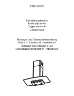 AEG Electrolux DM8600 Operating And Installation Instructions preview