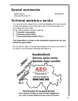 Preview for 13 page of AEG Electrolux DM8600 Operating And Installation Instructions