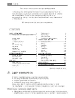 Preview for 2 page of AEG Electrolux E3051-7 User Manual