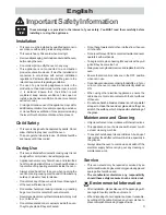 Preview for 3 page of AEG Electrolux EOG 1710 Instruction Booklet