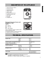 Предварительный просмотр 5 страницы AEG Electrolux EW 548 F Instruction Booklet