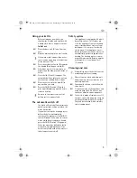 Предварительный просмотр 9 страницы AEG Electrolux EWA 1600 CORDLESS Operating Instructions Manual