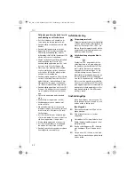 Предварительный просмотр 32 страницы AEG Electrolux EWA 1600 CORDLESS Operating Instructions Manual