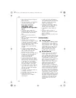 Предварительный просмотр 48 страницы AEG Electrolux EWA 1600 CORDLESS Operating Instructions Manual