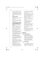 Предварительный просмотр 52 страницы AEG Electrolux EWA 1600 CORDLESS Operating Instructions Manual