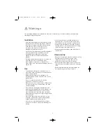 Предварительный просмотр 4 страницы AEG Electrolux EWF 800 Instruction Booklet