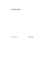 AEG Electrolux FAVORIT 80872 User Manual preview