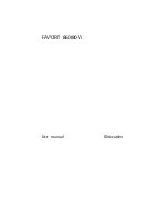 Preview for 1 page of AEG Electrolux FAVORIT 86080 Vi User Manual