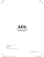 Preview for 24 page of AEG Electrolux HM4 series Instruction Book