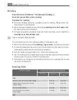 Preview for 42 page of AEG Electrolux KB9820E User Manual